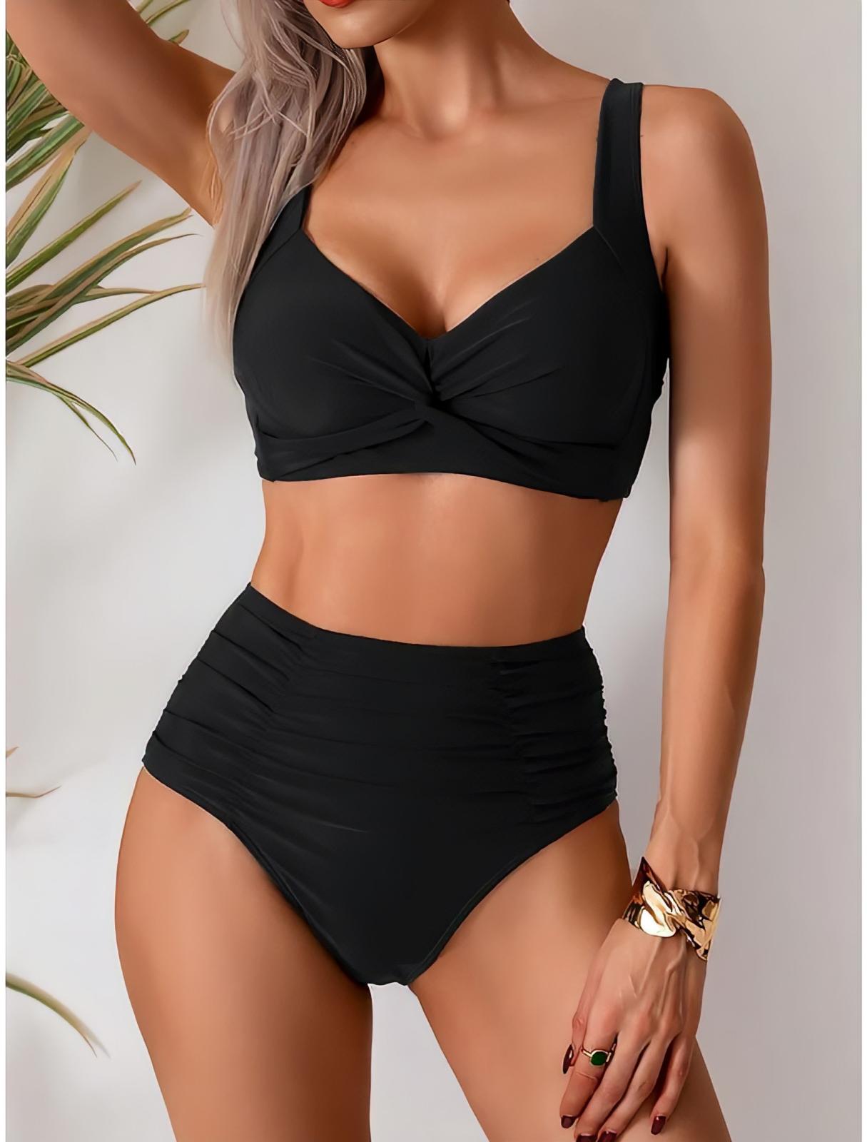 NIKI- BIKINI CON TEJIDO FRUNCIDO