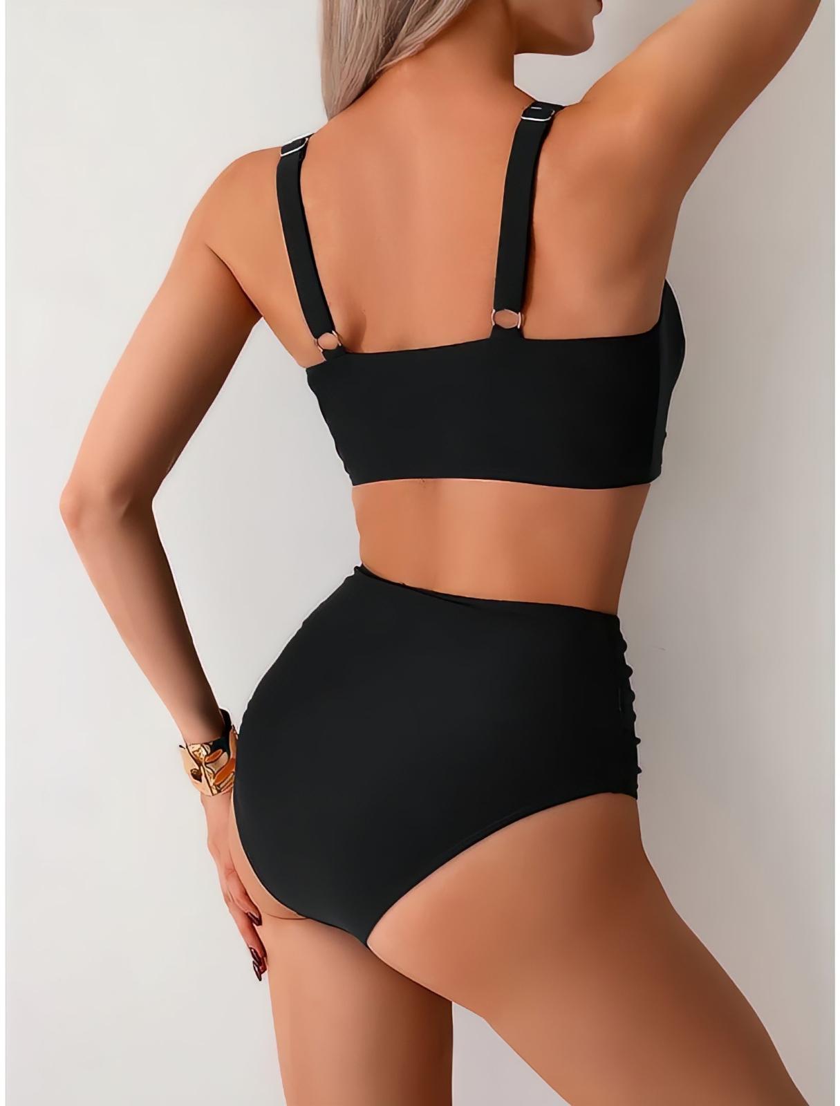 NIKI- BIKINI CON TEJIDO FRUNCIDO