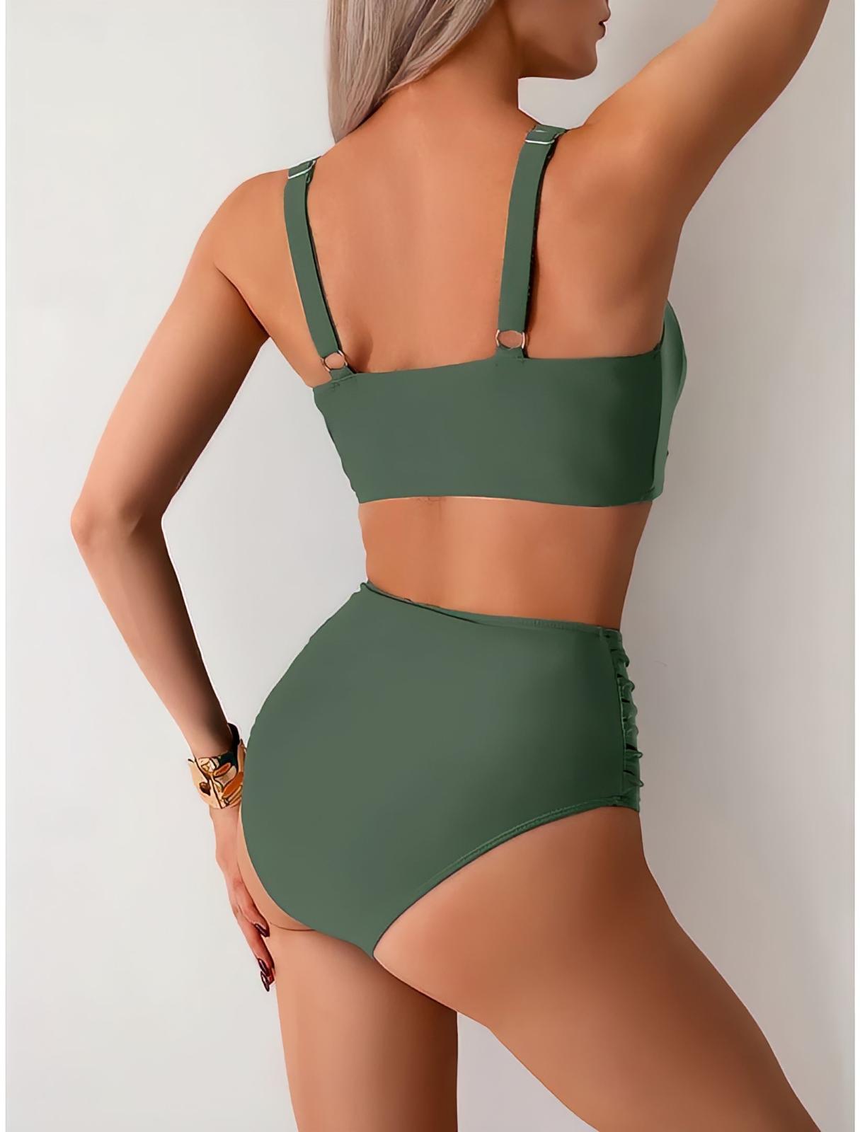 NIKI- BIKINI CON TEJIDO FRUNCIDO