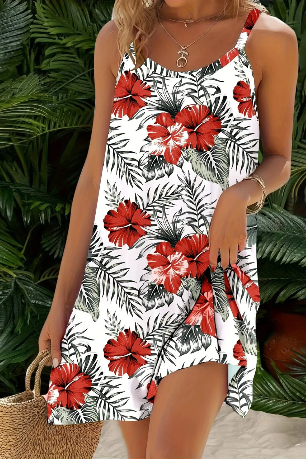 SOFI | VESTIDO SIN MANGAS CON ESTAMPADO FLORAL