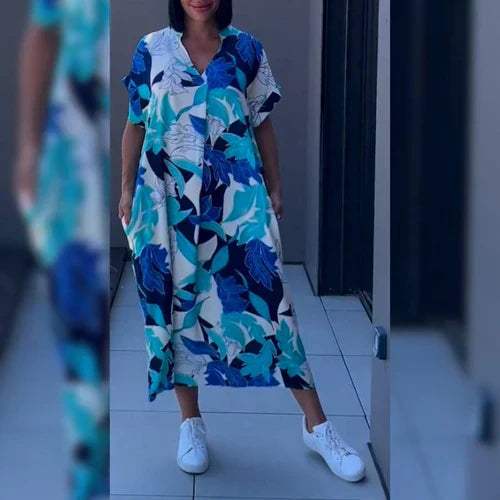 VESTIDO ELEGANTE FLORAL ELENA