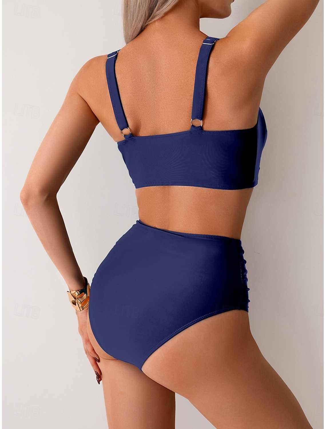 NIKI- BIKINI CON TEJIDO FRUNCIDO