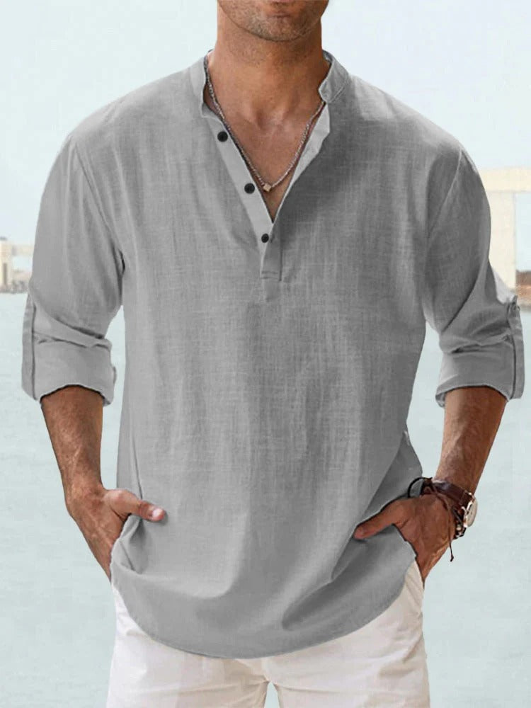 PAOLO | CAMISA DE LINO TRANSPIRABLE