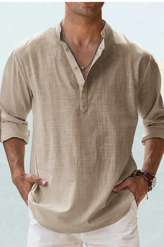 PAOLO | CAMISA DE LINO TRANSPIRABLE