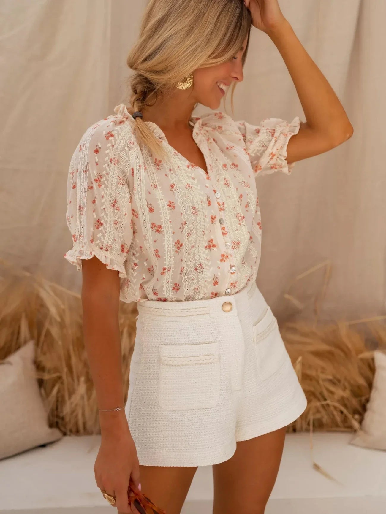 ELINI - BLUSA FLORAL